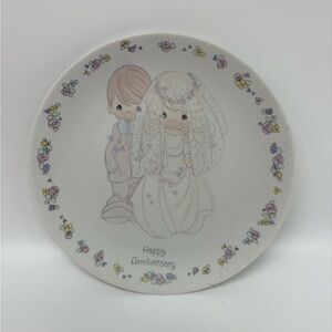 Previous Moments Happy Anniversary Plate 1988